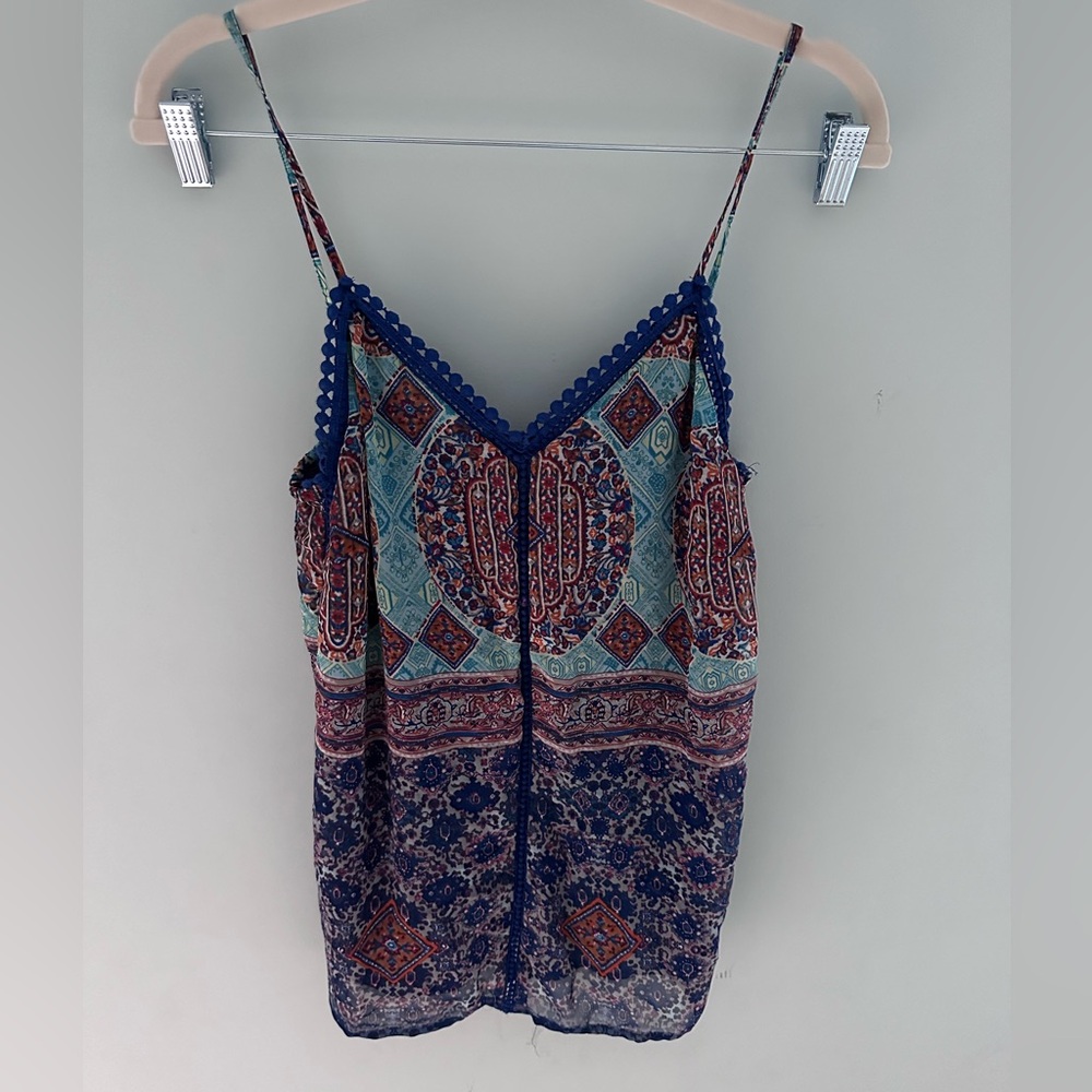 Multi color tank. Size medium